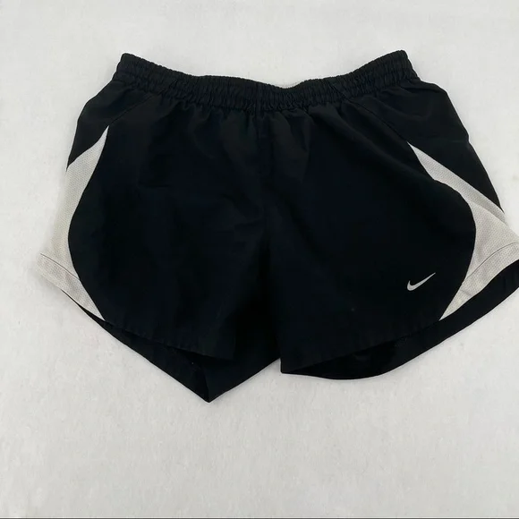 NIKE Women’s Running Shorts Black/White Lined size: Small - Picture 1 of 8